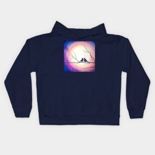 Birds in love Kids Hoodie